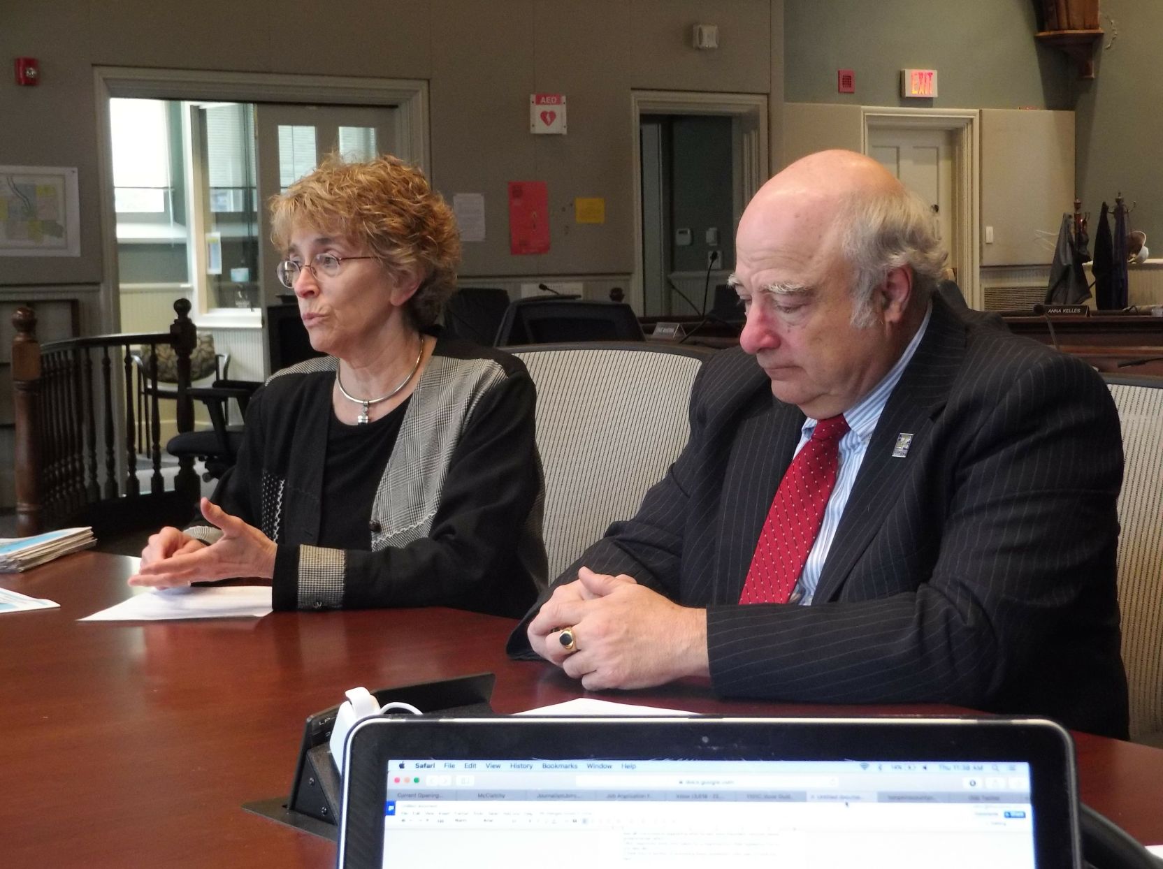 Martha Robertson and Michael Lane